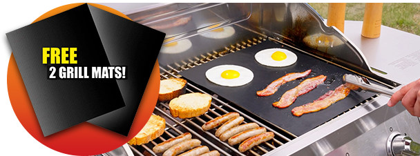 Handy Grill Tank Crank with 2 free grill mats