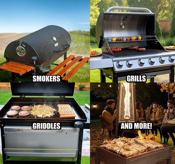 Handy Grill Tank Crank works with smokers, griddles, grills, and more!